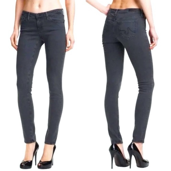 AG Adriano Goldschmied the jegging super skinny black jeans, size 26R - Picture 1 of 13